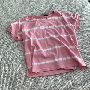 Rails Roman pink waves tie dye Cotton soft shirt S